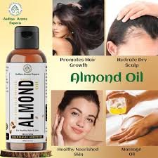 Pure Cold Pressed Sweet Almond Oil for Body Massage,Hair Growth and Glowing Skin ||100ml - Image 2